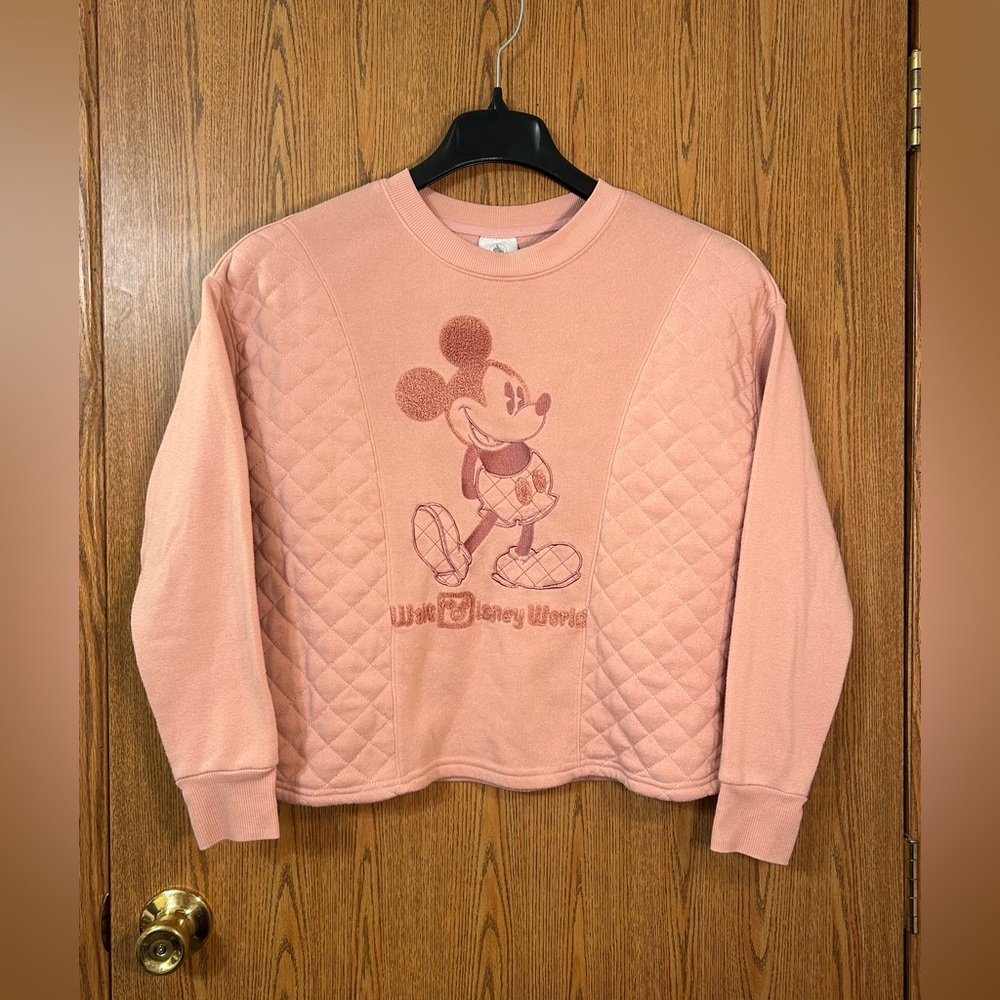 Disney Mickey Mouse Cropped Sweatshirt
